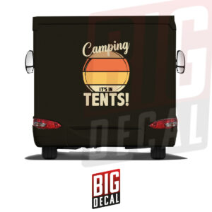 Camping Decal Caravan Wrap Decals 34x47 in