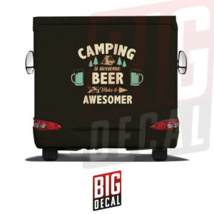 Camping Decal Caravan Wrap Decals 47x39