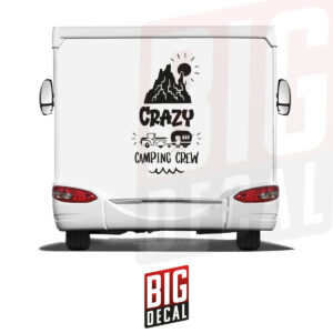 Camping Decal Trailer Caravan Vinyl Decals 27x47 in