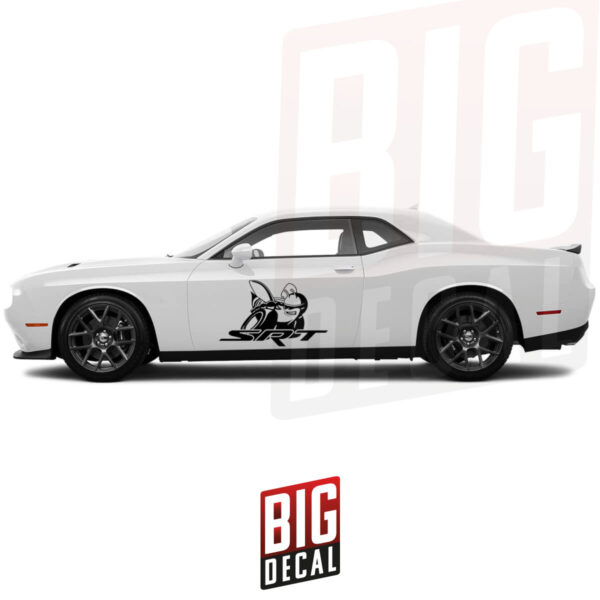 SRT Powered Scat Pack Splash Decals For Dodge Challenger Or Charger ...