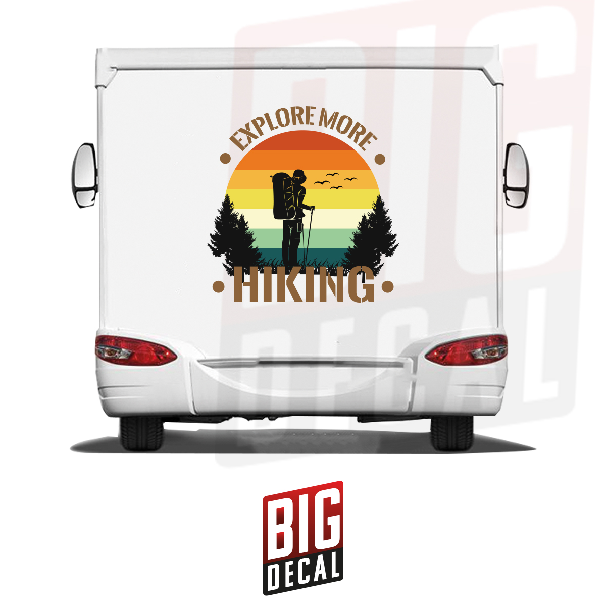 thumbnail image 2 of 'Explore' Travel Adventure Decal – Oracal Vinyl, For Car Window, Laptop, Hiking/Camping Gear 2 of 5